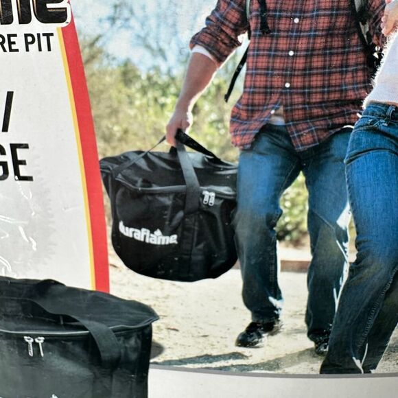 Duraflame 107584 Smokeless Fire Pit Carry & Storage Bag Black 19” New in Box - Picture 7 of 7